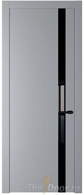 Дверь Profil Doors 18PW цвет Смоки (RAL 870-02) стекло Lacobel Черный лак молдинг Черный матовый Дверь Profil Doors 18PW цвет Смоки (RAL 870-02) стекло Lacobel Черный лак молдинг Черный матовый
