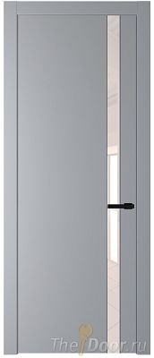 Дверь Profil Doors 18PW цвет Смоки (RAL 870-02) стекло Lacobel Перламутровый лак молдинг Черный матовый Дверь Profil Doors 18PW цвет Смоки (RAL 870-02) стекло Lacobel Перламутровый лак молдинг Черный матовый