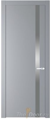 Дверь Profil Doors 18PW цвет Смоки (RAL 870-02) стекло Lacobel Серебро Матлак молдинг Серебро Дверь Profil Doors 18PW цвет Смоки (RAL 870-02) стекло Lacobel Серебро Матлак молдинг Серебро