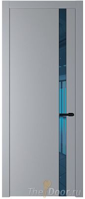 Дверь Profil Doors 18PW цвет Смоки (RAL 870-02) стекло Зеркало Blue молдинг Черный матовый Дверь Profil Doors 18PW цвет Смоки (RAL 870-02) стекло Зеркало Blue молдинг Черный матовый