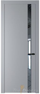 Дверь Profil Doors 18PW цвет Смоки (RAL 870-02) стекло Зеркало молдинг Черный матовый Дверь Profil Doors 18PW цвет Смоки (RAL 870-02) стекло Зеркало молдинг Черный матовый