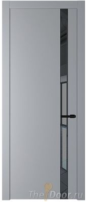 Дверь Profil Doors 18PW цвет Смоки (RAL 870-02) стекло Зеркало Grey молдинг Черный матовый Дверь Profil Doors 18PW цвет Смоки (RAL 870-02) стекло Зеркало Grey молдинг Черный матовый