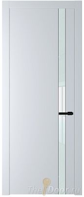 Дверь Profil Doors 18PW цвет Вайт (RAL 110 96 02) стекло Lacobel Белый лак молдинг Черный матовый Дверь Profil Doors 18PW цвет Вайт (RAL 110 96 02) стекло Lacobel Белый лак молдинг Черный матовый