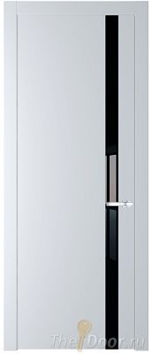 Дверь Profil Doors 18PW цвет Вайт (RAL 110 96 02) стекло Lacobel Черный лак молдинг Серебро Дверь Profil Doors 18PW цвет Вайт (RAL 110 96 02) стекло Lacobel Черный лак молдинг Серебро