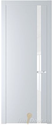 Дверь Profil Doors 18PW цвет Вайт (RAL 110 96 02) стекло Lacobel лак Классик молдинг Серебро Дверь Profil Doors 18PW цвет Вайт (RAL 110 96 02) стекло Lacobel лак Классик молдинг Серебро