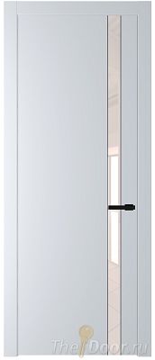 Дверь Profil Doors 18PW цвет Вайт (RAL 110 96 02) стекло Lacobel Перламутровый лак молдинг Черный матовый Дверь Profil Doors 18PW цвет Вайт (RAL 110 96 02) стекло Lacobel Перламутровый лак молдинг Черный матовый