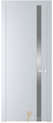 Дверь Profil Doors 18PW цвет Вайт (RAL 110 96 02) стекло Lacobel Серебро Матлак молдинг Серебро Дверь Profil Doors 18PW цвет Вайт (RAL 110 96 02) стекло Lacobel Серебро Матлак молдинг Серебро