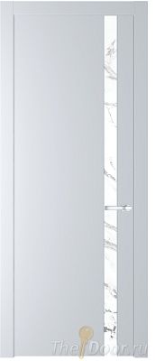 Дверь Profil Doors 18PW цвет Вайт (RAL 110 96 02) стекло Нефи белый узор серебро молдинг Серебро Дверь Profil Doors 18PW цвет Вайт (RAL 110 96 02) стекло Нефи белый узор серебро молдинг Серебро
