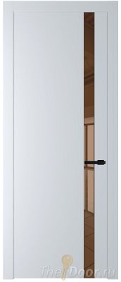 Дверь Profil Doors 18PW цвет Вайт (RAL 110 96 02) стекло Зеркало Bronza молдинг Черный матовый Дверь Profil Doors 18PW цвет Вайт (RAL 110 96 02) стекло Зеркало Bronza молдинг Черный матовый
