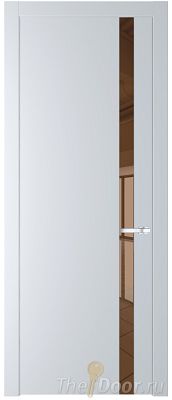 Дверь Profil Doors 18PW цвет Вайт (RAL 110 96 02) стекло Зеркало Bronza молдинг Серебро Дверь Profil Doors 18PW цвет Вайт (RAL 110 96 02) стекло Зеркало Bronza молдинг Серебро