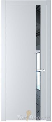 Дверь Profil Doors 18PW цвет Вайт (RAL 110 96 02) стекло Зеркало молдинг Серебро Дверь Profil Doors 18PW цвет Вайт (RAL 110 96 02) стекло Зеркало молдинг Серебро