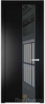 Дверь Profil Doors 19PW цвет Блэк стекло Зеркало Grey молдинг Серебро Дверь Profil Doors 19PW цвет Блэк стекло Зеркало Grey молдинг Серебро
