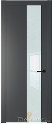 Дверь Profil Doors 19PW цвет Графит (Pantone 425С) стекло Lacobel Белый лак молдинг Черный матовый Дверь Profil Doors 19PW цвет Графит (Pantone 425С) стекло Lacobel Белый лак молдинг Черный матовый