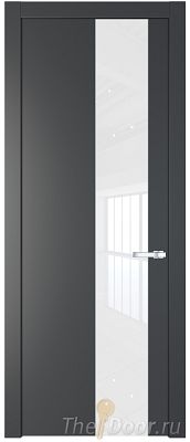 Дверь Profil Doors 19PW цвет Графит (Pantone 425С) стекло Lacobel лак Классик молдинг Серебро Дверь Profil Doors 19PW цвет Графит (Pantone 425С) стекло Lacobel лак Классик молдинг Серебро