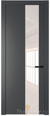 Дверь Profil Doors 19PW цвет Графит (Pantone 425С) стекло Lacobel Перламутровый лак молдинг Черный матовый Дверь Profil Doors 19PW цвет Графит (Pantone 425С) стекло Lacobel Перламутровый лак молдинг Черный матовый