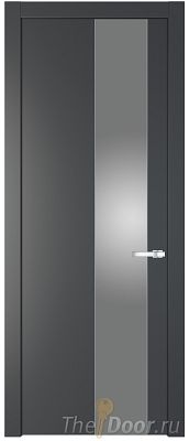 Дверь Profil Doors 19PW цвет Графит (Pantone 425С) стекло Lacobel Серебро Матлак молдинг Серебро Дверь Profil Doors 19PW цвет Графит (Pantone 425С) стекло Lacobel Серебро Матлак молдинг Серебро