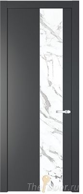 Дверь Profil Doors 19PW цвет Графит (Pantone 425С) стекло Нефи белый узор серебро молдинг Серебро Дверь Profil Doors 19PW цвет Графит (Pantone 425С) стекло Нефи белый узор серебро молдинг Серебро