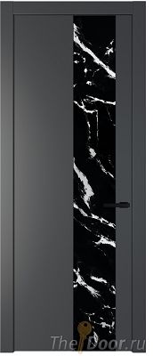 Дверь Profil Doors 19PW цвет Графит (Pantone 425С) стекло Нефи черный узор серебро молдинг Черный матовый Дверь Profil Doors 19PW цвет Графит (Pantone 425С) стекло Нефи черный узор серебро молдинг Черный матовый