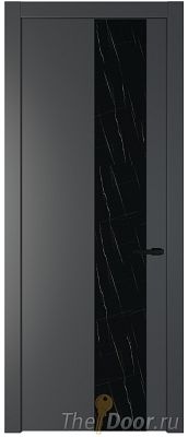 Дверь Profil Doors 19PW цвет Графит (Pantone 425С) стекло Неро мрамор молдинг Черный матовый Дверь Profil Doors 19PW цвет Графит (Pantone 425С) стекло Неро мрамор молдинг Черный матовый