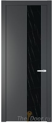 Дверь Profil Doors 19PW цвет Графит (Pantone 425С) стекло Неро мрамор молдинг Серебро Дверь Profil Doors 19PW цвет Графит (Pantone 425С) стекло Неро мрамор молдинг Серебро