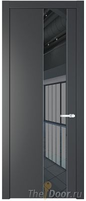 Дверь Profil Doors 19PW цвет Графит (Pantone 425С) стекло Зеркало Grey молдинг Серебро Дверь Profil Doors 19PW цвет Графит (Pantone 425С) стекло Зеркало Grey молдинг Серебро