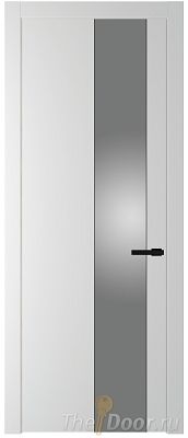 Дверь Profil Doors 19PW цвет Крем Вайт (RAL 120-02) стекло Lacobel Серебро Матлак молдинг Черный матовый Дверь Profil Doors 19PW цвет Крем Вайт (RAL 120-02) стекло Lacobel Серебро Матлак молдинг Черный матовый