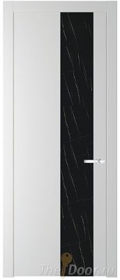 Дверь Profil Doors 19PW цвет Крем Вайт (RAL 120-02) стекло Неро мрамор молдинг Серебро Дверь Profil Doors 19PW цвет Крем Вайт (RAL 120-02) стекло Неро мрамор молдинг Серебро