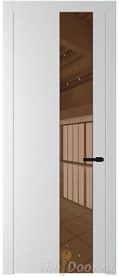 Дверь Profil Doors 19PW цвет Крем Вайт (RAL 120-02) стекло Зеркало Bronza молдинг Черный матовый Дверь Profil Doors 19PW цвет Крем Вайт (RAL 120-02) стекло Зеркало Bronza молдинг Черный матовый