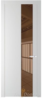 Дверь Profil Doors 19PW цвет Крем Вайт (RAL 120-02) стекло Зеркало Bronza молдинг Серебро Дверь Profil Doors 19PW цвет Крем Вайт (RAL 120-02) стекло Зеркало Bronza молдинг Серебро