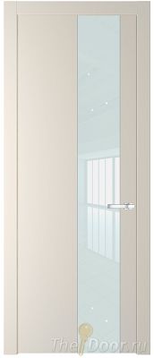 Дверь Profil Doors 19PW цвет Кремовая Магнолия (RAL 120-04) стекло Lacobel Белый лак молдинг Серебро Дверь Profil Doors 19PW цвет Кремовая Магнолия (RAL 120-04) стекло Lacobel Белый лак молдинг Серебро