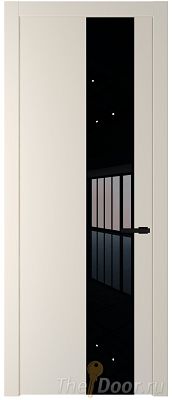 Дверь Profil Doors 19PW цвет Кремовая Магнолия (RAL 120-04) стекло Lacobel Черный лак молдинг Черный матовый Дверь Profil Doors 19PW цвет Кремовая Магнолия (RAL 120-04) стекло Lacobel Черный лак молдинг Черный матовый