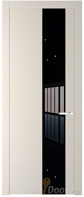 Дверь Profil Doors 19PW цвет Кремовая Магнолия (RAL 120-04) стекло Lacobel Черный лак молдинг Серебро Дверь Profil Doors 19PW цвет Кремовая Магнолия (RAL 120-04) стекло Lacobel Черный лак молдинг Серебро
