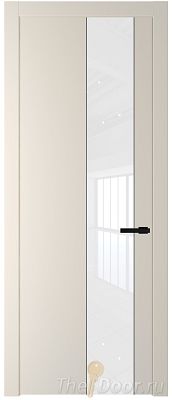 Дверь Profil Doors 19PW цвет Кремовая Магнолия (RAL 120-04) стекло Lacobel лак Классик молдинг Черный матовый Дверь Profil Doors 19PW цвет Кремовая Магнолия (RAL 120-04) стекло Lacobel лак Классик молдинг Черный матовый