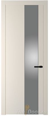 Дверь Profil Doors 19PW цвет Кремовая Магнолия (RAL 120-04) стекло Lacobel Серебро Матлак молдинг Черный матовый Дверь Profil Doors 19PW цвет Кремовая Магнолия (RAL 120-04) стекло Lacobel Серебро Матлак молдинг Черный матовый