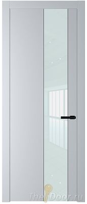 Дверь Profil Doors 19PW цвет Лайт Грей (RAL 870-01) стекло Lacobel Белый лак молдинг Черный матовый Дверь Profil Doors 19PW цвет Лайт Грей (RAL 870-01) стекло Lacobel Белый лак молдинг Черный матовый