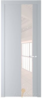 Дверь Profil Doors 19PW цвет Лайт Грей (RAL 870-01) стекло Lacobel Перламутровый лак молдинг Серебро Дверь Profil Doors 19PW цвет Лайт Грей (RAL 870-01) стекло Lacobel Перламутровый лак молдинг Серебро