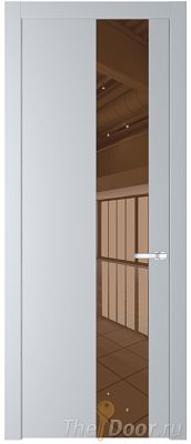 Дверь Profil Doors 19PW цвет Лайт Грей (RAL 870-01) стекло Зеркало Bronza молдинг Серебро Дверь Profil Doors 19PW цвет Лайт Грей (RAL 870-01) стекло Зеркало Bronza молдинг Серебро
