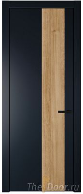 Дверь Profil Doors 19PW цвет Нэви Блу (RAL 7016) вставка Дуб Карамель молдинг Черный матовый Дверь Profil Doors 19PW цвет Нэви Блу (RAL 7016) вставка Дуб Карамель молдинг Черный матовый