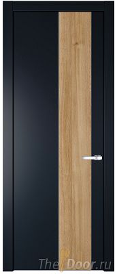 Дверь Profil Doors 19PW цвет Нэви Блу (RAL 7016) вставка Дуб Карамель молдинг Серебро Дверь Profil Doors 19PW цвет Нэви Блу (RAL 7016) вставка Дуб Карамель молдинг Серебро