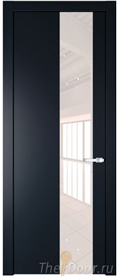 Дверь Profil Doors 19PW цвет Нэви Блу (RAL 7016) стекло Lacobel Перламутровый лак молдинг Серебро Дверь Profil Doors 19PW цвет Нэви Блу (RAL 7016) стекло Lacobel Перламутровый лак молдинг Серебро