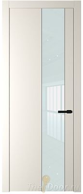 Дверь Profil Doors 19PW цвет Перламутр белый стекло Lacobel Белый лак молдинг Черный матовый Дверь Profil Doors 19PW цвет Перламутр белый стекло Lacobel Белый лак молдинг Черный матовый