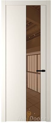 Дверь Profil Doors 19PW цвет Перламутр белый стекло Зеркало Bronza молдинг Черный матовый Дверь Profil Doors 19PW цвет Перламутр белый стекло Зеркало Bronza молдинг Черный матовый