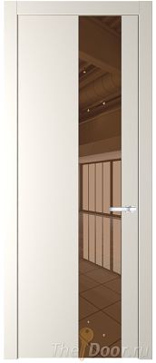 Дверь Profil Doors 19PW цвет Перламутр белый стекло Зеркало Bronza молдинг Серебро Дверь Profil Doors 19PW цвет Перламутр белый стекло Зеркало Bronza молдинг Серебро
