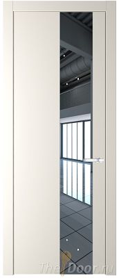 Дверь Profil Doors 19PW цвет Перламутр белый стекло Зеркало молдинг Серебро Дверь Profil Doors 19PW цвет Перламутр белый стекло Зеркало молдинг Серебро