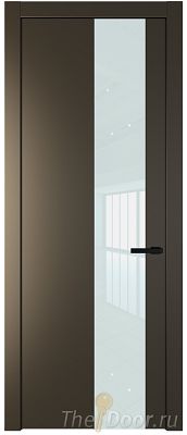 Дверь Profil Doors 19PW цвет Перламутр бронза стекло Lacobel Белый лак молдинг Черный матовый Дверь Profil Doors 19PW цвет Перламутр бронза стекло Lacobel Белый лак молдинг Черный матовый