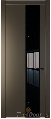 Дверь Profil Doors 19PW цвет Перламутр бронза стекло Lacobel Черный лак молдинг Черный матовый Дверь Profil Doors 19PW цвет Перламутр бронза стекло Lacobel Черный лак молдинг Черный матовый