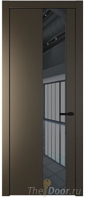 Дверь Profil Doors 19PW цвет Перламутр бронза стекло Зеркало Grey молдинг Черный матовый Дверь Profil Doors 19PW цвет Перламутр бронза стекло Зеркало Grey молдинг Черный матовый
