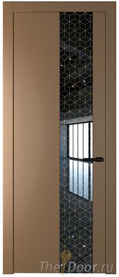 Дверь Profil Doors 19PW цвет Перламутр золото стекло Лоран узор золото молдинг Черный матовый Дверь Profil Doors 19PW цвет Перламутр золото стекло Лоран узор золото молдинг Черный матовый