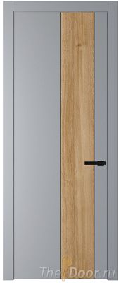 Дверь Profil Doors 19PW цвет Смоки (RAL 870-02) вставка Дуб Карамель молдинг Черный матовый Дверь Profil Doors 19PW цвет Смоки (RAL 870-02) вставка Дуб Карамель молдинг Черный матовый