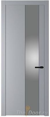 Дверь Profil Doors 19PW цвет Смоки (RAL 870-02) стекло Lacobel Серебро Матлак молдинг Черный матовый Дверь Profil Doors 19PW цвет Смоки (RAL 870-02) стекло Lacobel Серебро Матлак молдинг Черный матовый